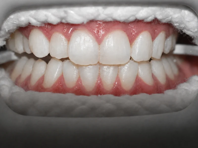 Dentition après blanchiment dentaire